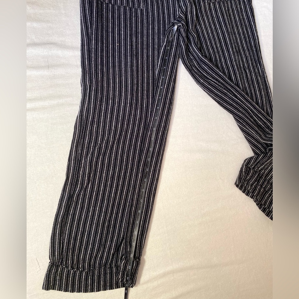 Time & True black and white pull on trousers. - Picture 8 of 12